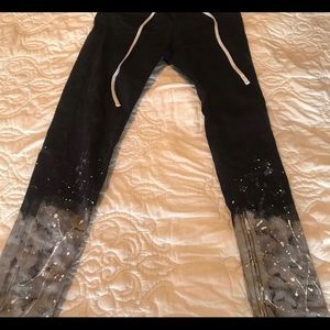 Hyper Denim Paint Splatter Jeans